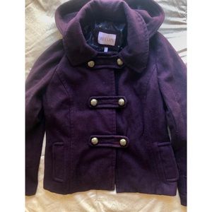Beautiful Eggplant Delia*s Military Coat Jacket